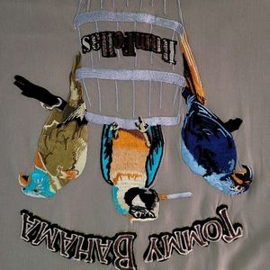 Tommy Bahama embroidered silk shirt